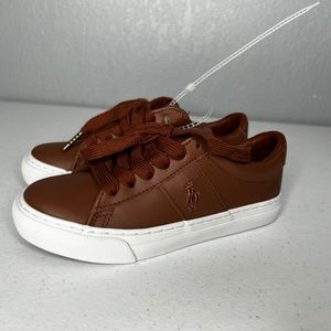 Kids Polo Ralph Lauren Leather Shoes